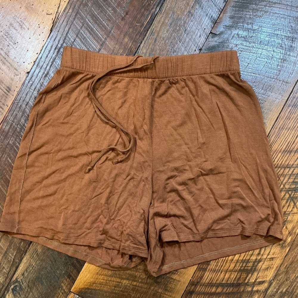 SKIMS Soft Lounge Shorts Rust Brown Size S